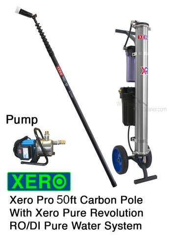 Xero Pro 50ft Pole With Xero Pure System & Booster Pump - SHIPS FREE