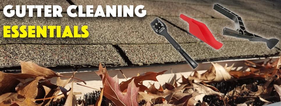 Tools needed for gutter cleaning - eavestrough cleaning