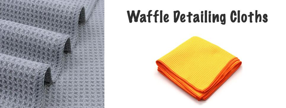 squeegee waffle micro fibre cleaning and detailing cloth towels