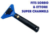 Blue Bomber handle works with Sorbo channels and Ettore super channels