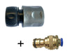 Female Garden to Female Quick Connect + Male Fitting