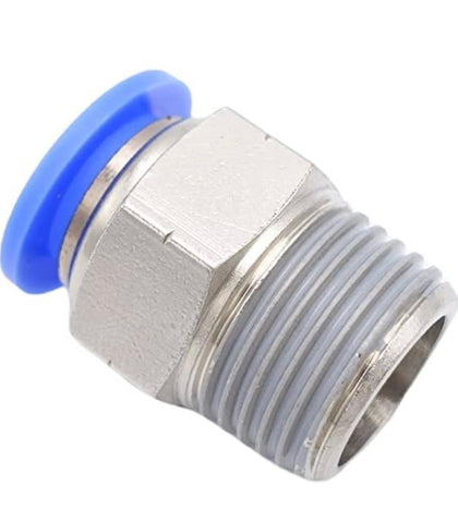 1/2” NPT to 1/2” Tube Push Fitting