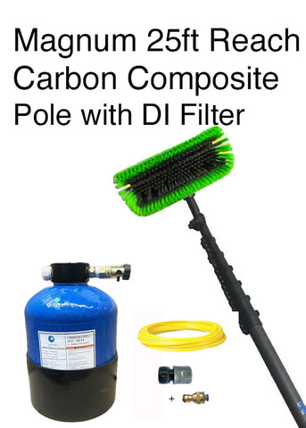 25ft Reach Magnum Pole With DI Tank Kit - SHIPS FREE