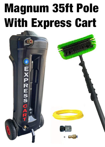 Hydrosphere Express Cart With Magnum 35ft Carbon Composite Pole - SHIPS FREE