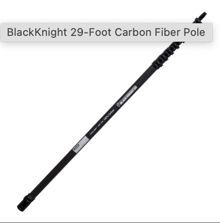 Black Knight 29ft Reach - POLE ONLY - SHIPS FREE