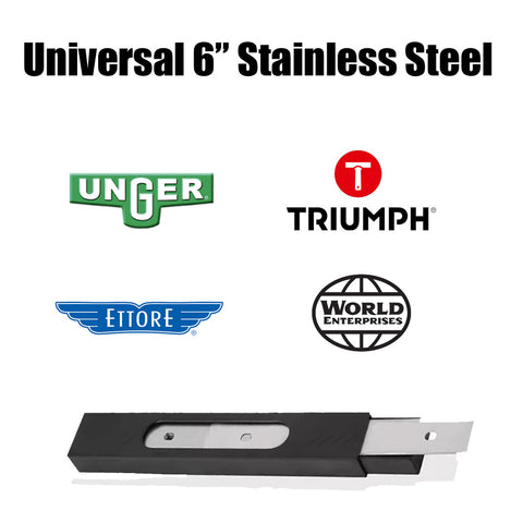 *Universal 6" Stainless Steel  Blades