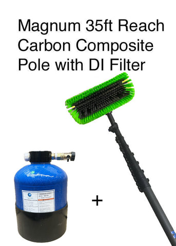 35ft Reach Magnum Pole With DI Tank Kit - SHIPS FREE