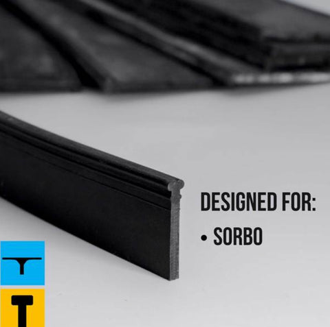*NEW- Black Diamond Soft (Sorbo Style Flat Top Rubber)
