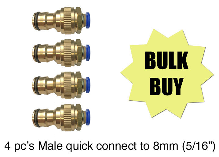 male quick connect for waterfed pole hose Canada