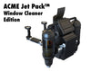 Jet pack for window cleaning 