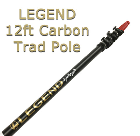 Legend 12ft Carbon Fibre Trad Pole