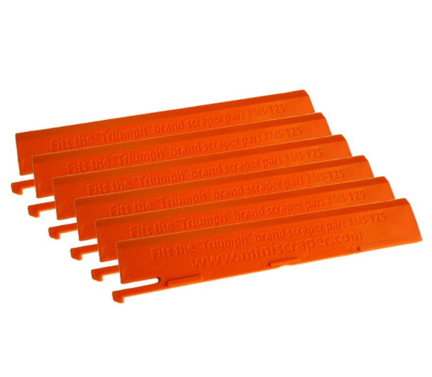 6" plastic scraper blades for Triumph Scrapers Canada