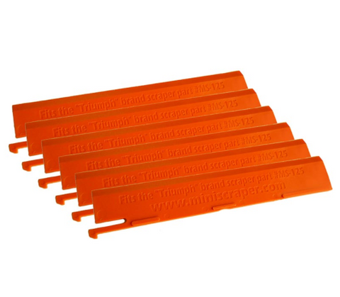 6" Plastic Blades For Triumph & Ninja Scrapers
