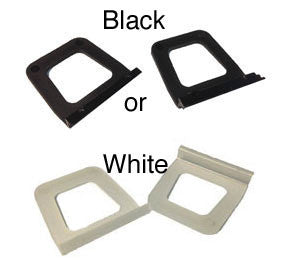 window screen pull tabs strong black or white